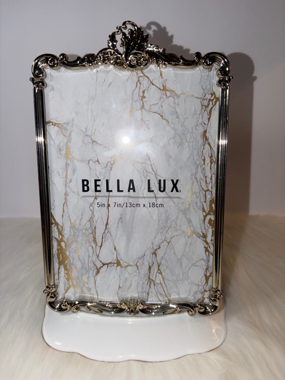 Bella Luxx Silver Decorative Ornate Frame